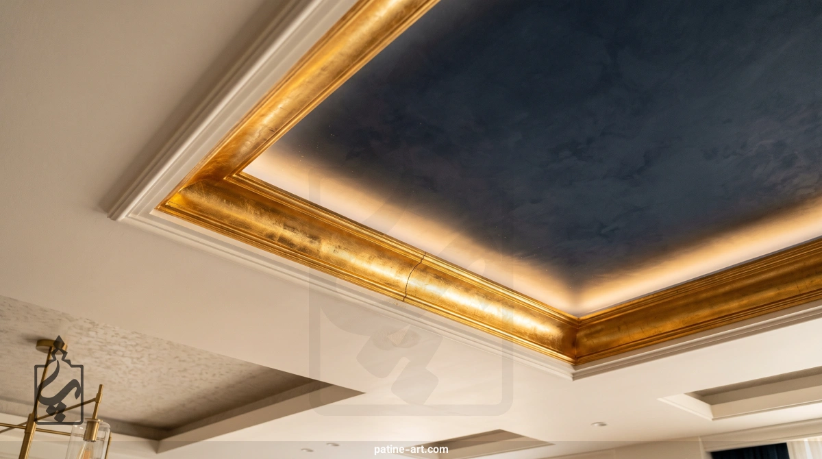 اجرای ورق طلا روی دیوار و گچبری، راهنمای کامل + قیمت 1405